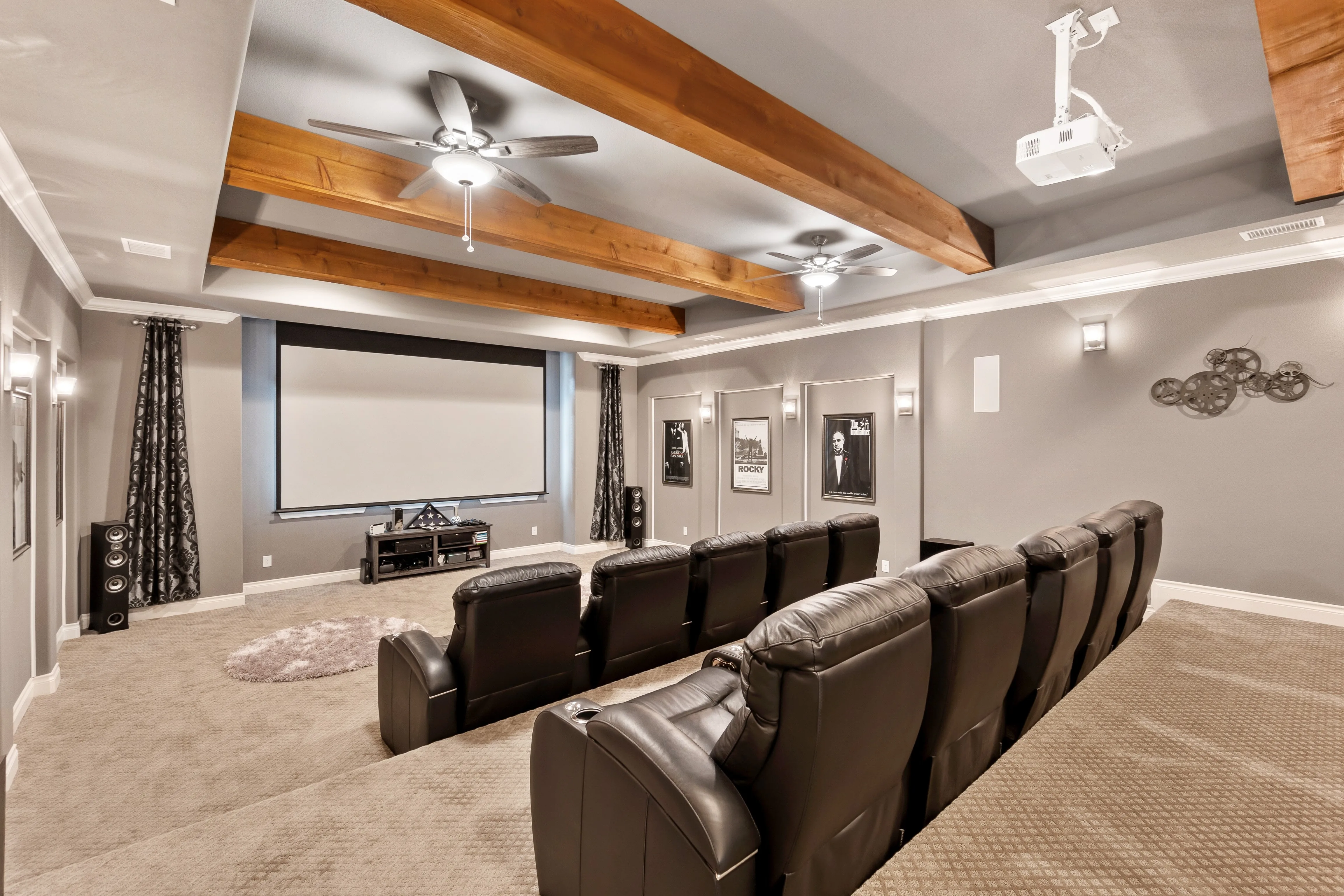 Home theater Hyrum basement